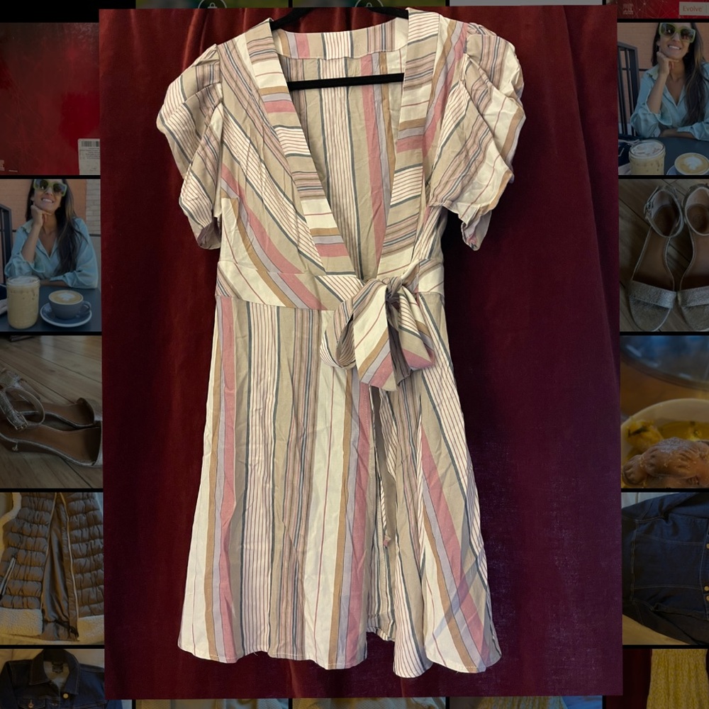Lightly used BCBG wrap dress